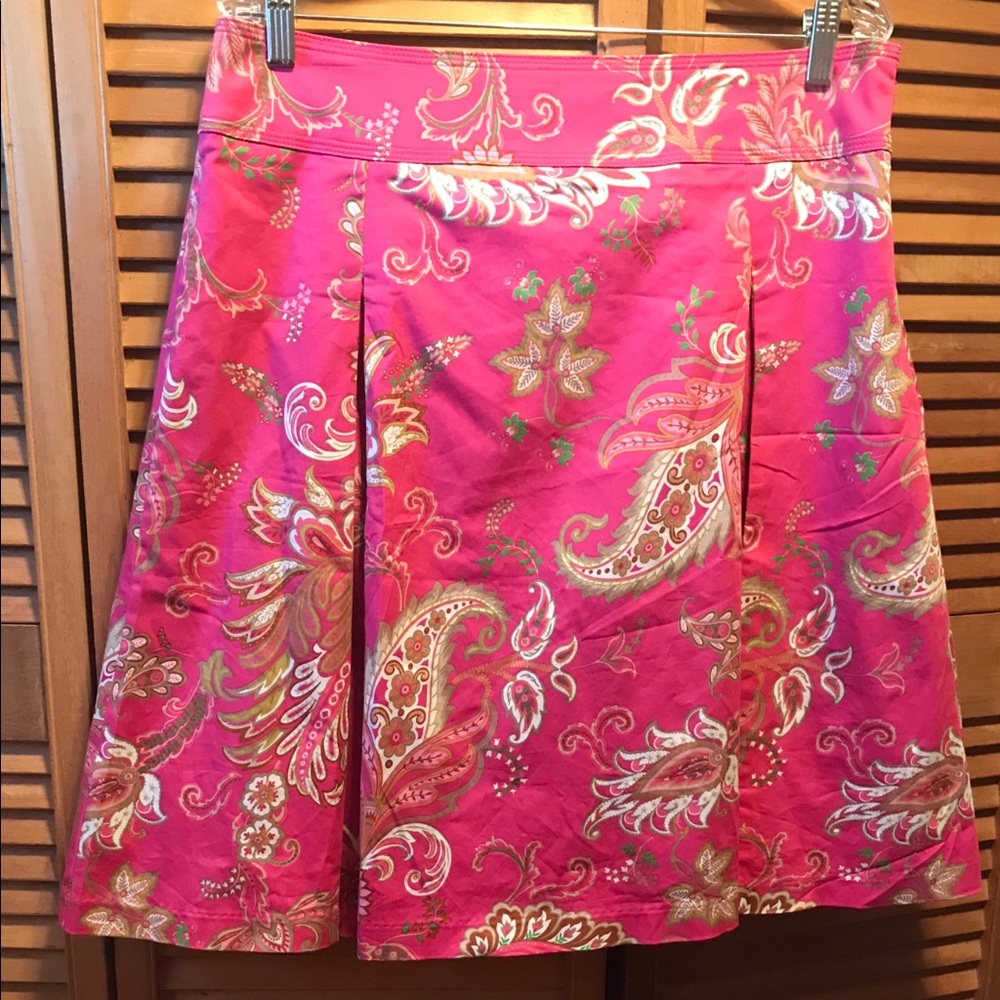 George Me by Mark Eisen Pink & Green Paisley